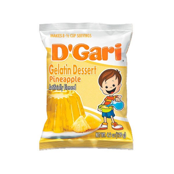 D'GARI GELATIN PINEAPPLE PIÑA 4.2oz
